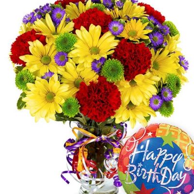 <hr />

Don't miss the chance to send some birthday wishes with this beautiful arrangement!
